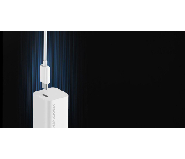 Xiaomi Ładowarka Xiaomi Fast Charger 65W GaN + USB Type-C - 651582 - zdjęcie 9